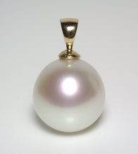 Load image into Gallery viewer, 14mm Australian South Sea pearl & 9ct gold pendant