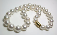 Load image into Gallery viewer, 10-13.3mm AA++ South Sea pearl &amp; 18ct gold necklace