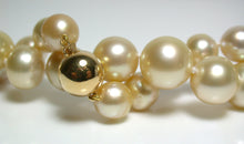 Load image into Gallery viewer, 9-13mm AA+ Golden South Sea pearl &amp; 18ct gold necklace