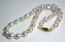 Load image into Gallery viewer, Multicolour 9-11mm South Sea pearl necklace &amp; 9 carat gold clasp