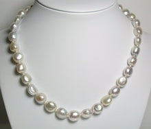 Load image into Gallery viewer, Multicolour 9-11mm South Sea pearl necklace &amp; 9 carat gold clasp
